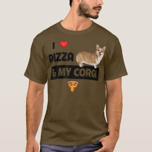 Camiseta Eu Adoro Pizza E Minha Comida De Cachorro Pepperon