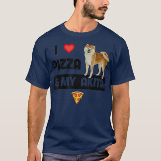 Camiseta Eu Adoro Pizza E Minha Comida De Pepperoni, Propri