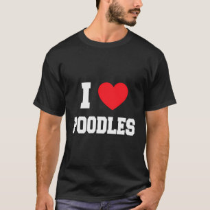 Camiseta Eu Adoro Poodles