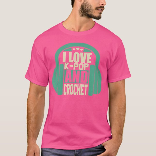 Camiseta Eu Adoro Pop E Crochet (Frente)