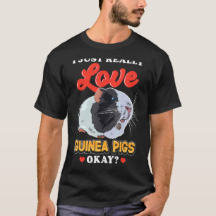 Camiseta Eu Adoro Porcos De Guiné