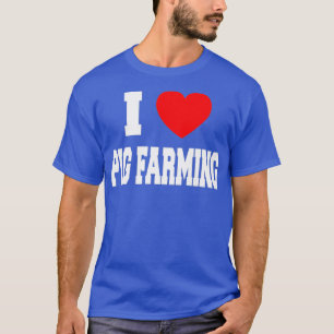Camiseta Eu Adoro Prêmio de Criação de Porcos
