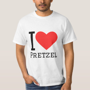 Camiseta Eu adoro pretzel