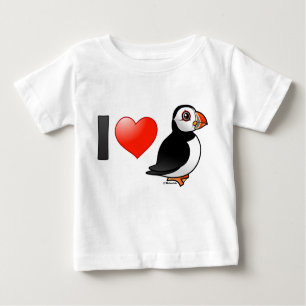 Camiseta Eu Adoro Puffins