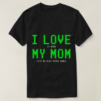 Camiseta Eu Adoro Quando a Mamãe Me Deixa Fazer Design de J