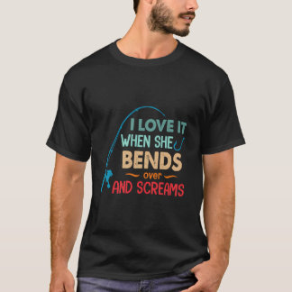 Camiseta Eu Adoro Quando Ela Se Aproxima E Gritar Engraçado
