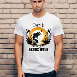 Camiseta Eu adoro quando ela se inclina