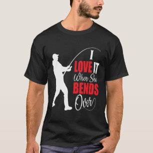Camiseta Eu adoro quando ela se inclina sobre a água salgad