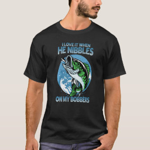 Camiseta Eu Adoro Quando Ele Belisca Meus Flutuadores  Peix