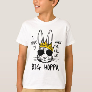 Camiseta Eu Adoro Quando Você Me Chama de Coelho Big Hoppa 