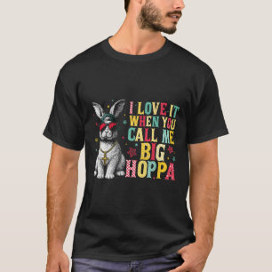 Camiseta Eu Adoro Quando Você Me Chama de Coelho Grande Hop