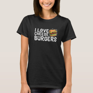 Camiseta Eu Adoro Queijo Burgers Hamburger Women E Cheesebu