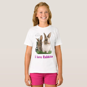 Camiseta Eu adoro Rabbitts