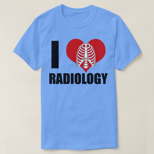 Camiseta Eu Adoro Radiologia (Frente do Design)