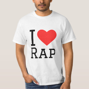 Camiseta Eu adoro rap