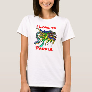 Camiseta Eu adoro remar