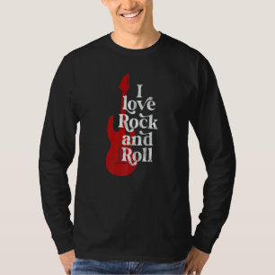 Camiseta Eu adoro rock and roll
