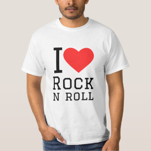 Camiseta Eu adoro rock and roll