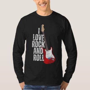 Camiseta Eu Adoro Rock And Roll Guitar