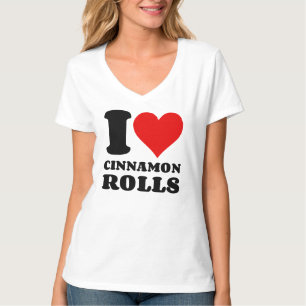CAMISETA EU ADORO ROLLES DE CINNAMÃO