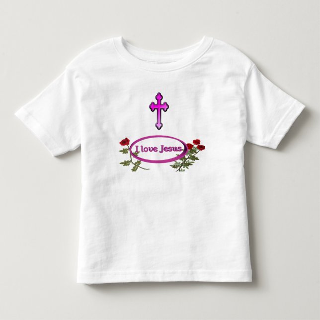 Camiseta Eu adoro roupas de Jesus (Frente)