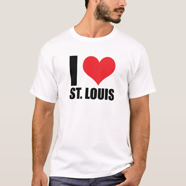 Camiseta Eu adoro Ruas, Louis. (Frente)