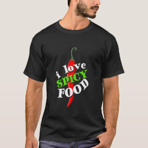 Camiseta Eu Adoro Sabor de Pimenta Picante Comida Picante S
