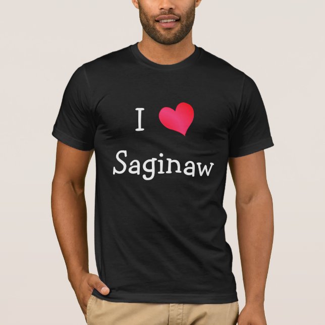 Camiseta Eu Adoro Saginaw (Frente)