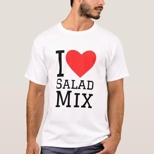 Camiseta Eu adoro salada (Frente)