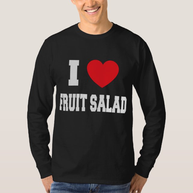 Camiseta Eu adoro salada de fruta (Frente)