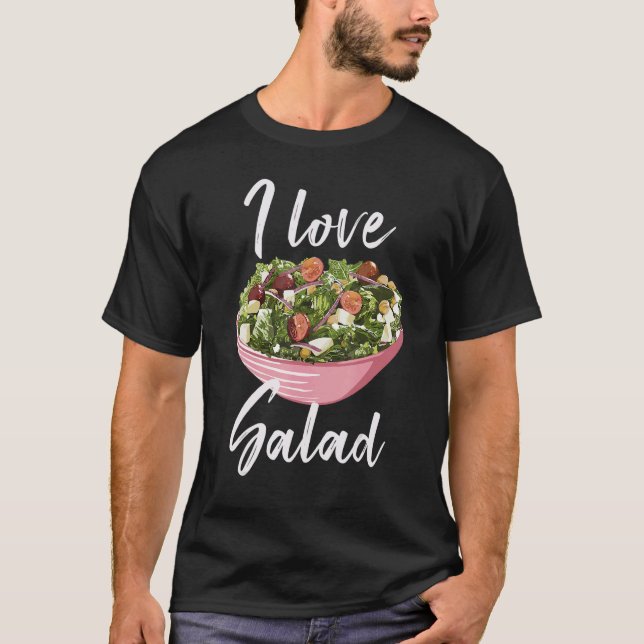 Camiseta Eu Adoro Salada Vegetal (Frente)