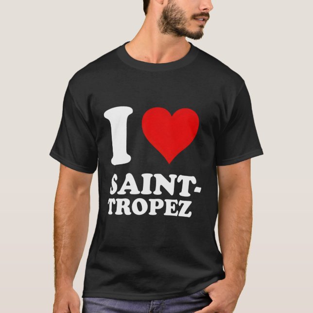 Camiseta Eu Adoro Santo-Tropez (Frente)