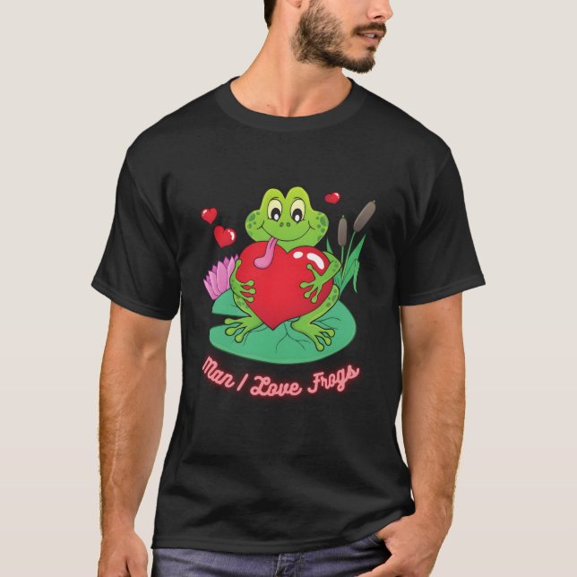 Camiseta Eu adoro Sapo do Sapos do dia (Frente)