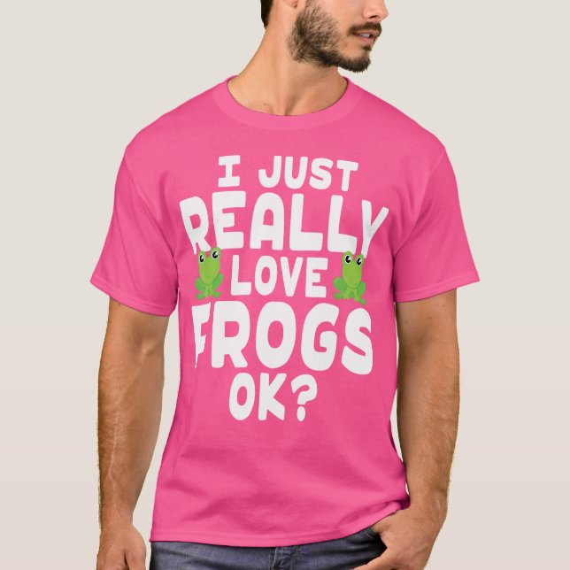 Camiseta Eu Adoro Sapos Sapo Lover (Frente)