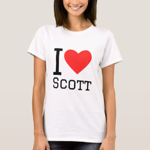 Camiseta Eu adoro scott