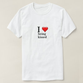 Camiseta Eu adoro ser beijado