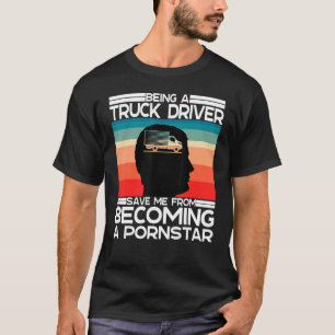 Camiseta Eu Adoro Ser Caminhoneiro E Sarcástico Motorista D
