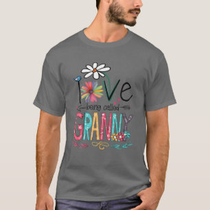 Camiseta Eu Adoro Ser Chamada De Avó Girassol