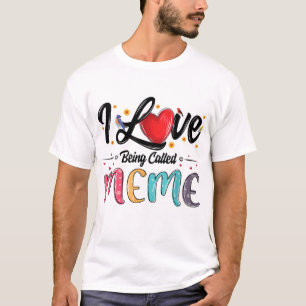 Camiseta Eu adoro ser chamada de dia de as mães da vovó Mem