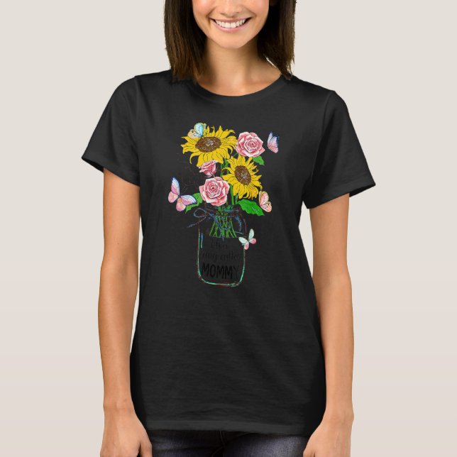 Camiseta Eu Adoro Ser Chamada De Mamãe, Dia de as mães De F (Frente)
