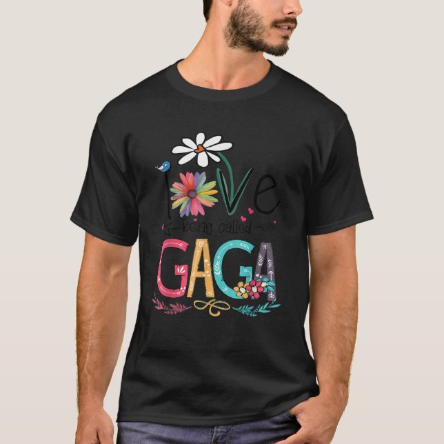 Camiseta Eu Adoro Ser Chamada Gaga Sunflower (Frente)