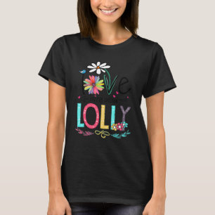 Camiseta Eu Adoro Ser Chamada Lolly Daisy Flower