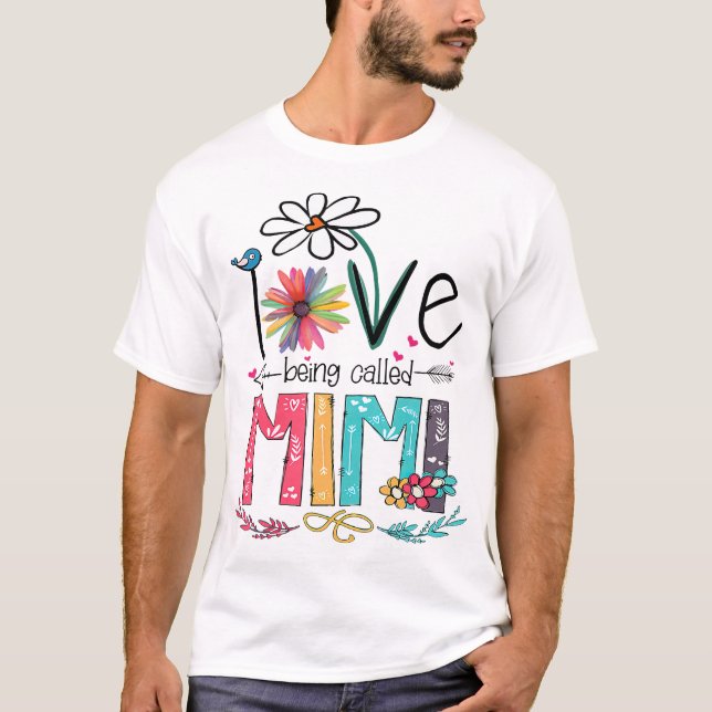 Camiseta Eu Adoro Ser Chamada Mimi Avó Nana Gigi Lover (Frente)
