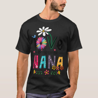 Camiseta Eu Adoro Ser Chamada Nana Sunflower Mãe Dia de as