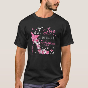 Camiseta Eu adoro ser "Memaw High Heel Butterflies"