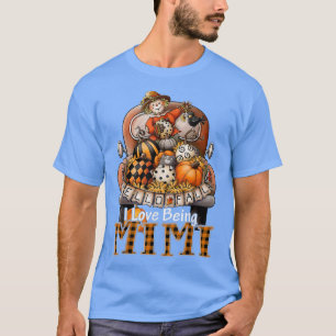 Camiseta Eu Adoro Ser Mimi Farmer Xadrez Caminhão Pumpkins 
