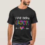 Camiseta Eu Adoro Ser Um Alvo Orgulhoso, Casais De Cortinas<br><div class="desc">Eu Adoro Ser Um Casamento De Casais Tchos Orgulhosos</div>