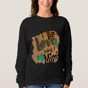 Camiseta Eu Adoro Ser Um Dia de as mães Feliz Mimi Leopard