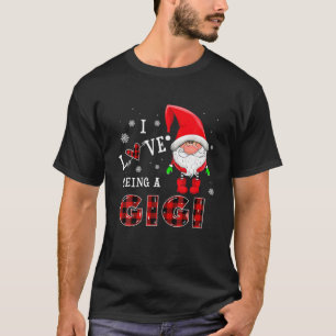 Camiseta Eu Adoro Ser Um Gigi Gnomos Família Engraçada Pa