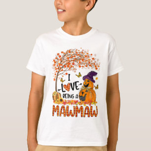Camiseta Eu Adoro Ser Um Mawmaw Queda Pumpkin Halloween Cos